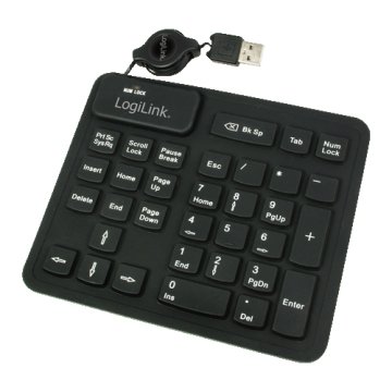 LogiLink ID0059 tastiera USB Numerico Nero