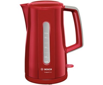 Bosch TWK3A014 bollitore elettrico 1,7 L 2400 W Rosso