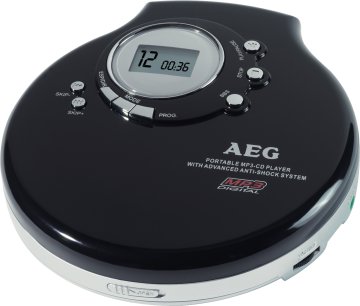 AEG CDP 4212 Lettore CD personale Nero