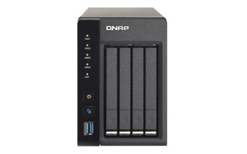 QNAP TS-451S server NAS e di archiviazione Tower Intel® Celeron® 1 GB DDR3L 0 TB QNAP Turbo System Nero