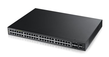 Zyxel GS2210-48HP Gestito L2 Gigabit Ethernet (10/100/1000) Supporto Power over Ethernet (PoE) 1U Nero