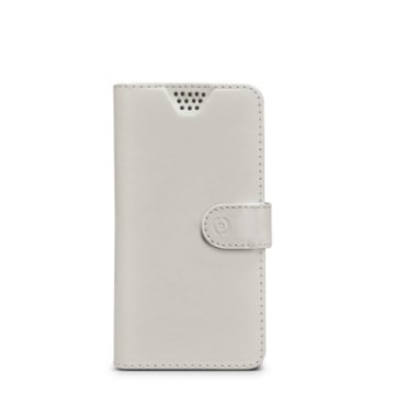 Celly WALLY UNICA custodia per cellulare 10,2 cm (4") Custodia a borsellino Bianco