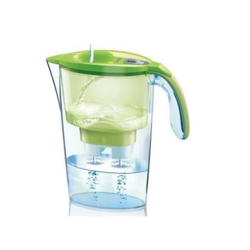 Laica Streamline Caraffa filtrante 2,3 L Verde, Trasparente