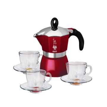Bialetti Dama Glamour Moka Bordeaux