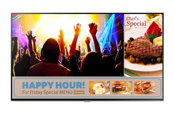 Samsung LH40RMDPLGU visualizzatore di messaggi Pannello piatto per segnaletica digitale 101,6 cm (40") LED 350 cd/m² Full HD Nero