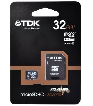 TDK micro SDHC, 32GB MicroSDHC Classe 10