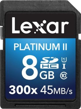 Lexar 8GB Platinum II SDHC UHS-I Classe 10