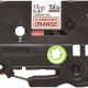 Brother TZE-B31 nastro per etichettatrice Nero su arancione fluorescente 3