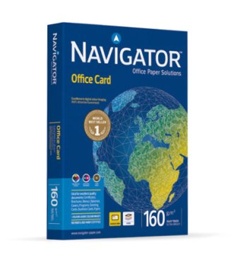 Navigator OFFICE CARD carta inkjet A4 (210x297 mm) Opaco 250 fogli Bianco