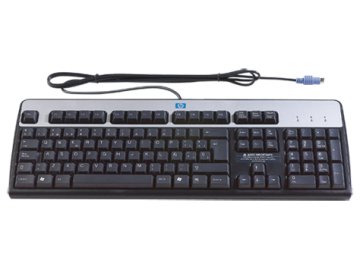 HP PS/2 Standard Keyboard tastiera Ufficio PS/2 Nero, Argento