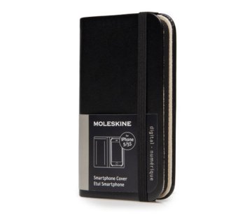 Moleskine ET4IPHO5A0 custodia per cellulare Custodia a libro Nero