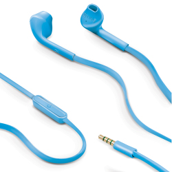 Celly UP100LB cuffia e auricolare Cablato In-ear Musica e Chiamate Blu