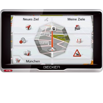 Becker active.5 LMU navigatore Palmare/Fisso 12,7 cm (5") Touch screen 200 g Nero, Argento