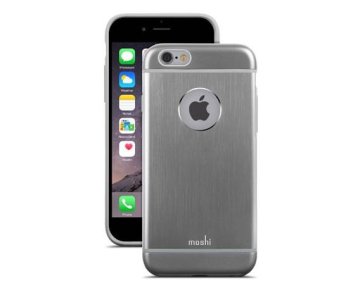 Moshi iGlaze Armour custodia per cellulare 11,9 cm (4.7") Cover Acciaio inox