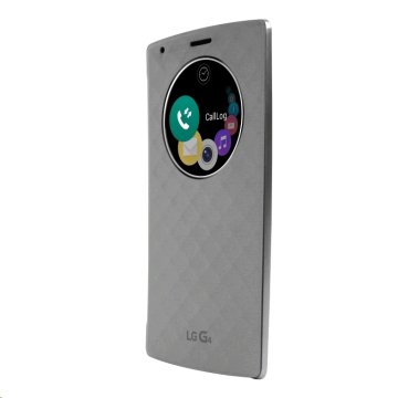 LG CFV-100.AGEUSV custodia per cellulare Custodia a libro Argento