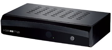 i-CAN T120 set-top box TV Terrestre Nero