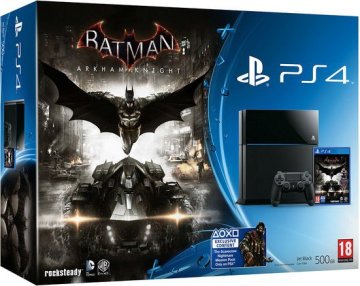 Sony PlayStation 4 500GB + Batman Arkham Knight Wi-Fi Nero