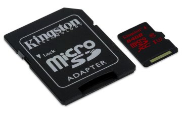 Kingston Technology microSDHC/SDXC UHS-I U3 64GB MicroSDXC Classe 3