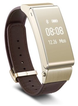 Huawei TalkBand B2 PMOLED Braccialetto per rilevamento di attività 1,85 cm (0.73") IP57 Oro