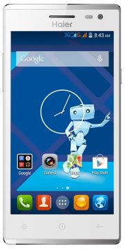 Haier Phone Voyage G30 11,4 cm (4.5") Doppia SIM Android 4.4 3G Micro-USB 0,5 GB 4 GB 1600 mAh Bianco
