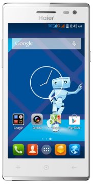 Haier Phone Voyage G30 11,4 cm (4.5") Doppia SIM Android 4.4 3G Micro-USB 0,5 GB 4 GB 1600 mAh Bianco