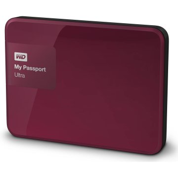 Western Digital My Passport Ultra disco rigido esterno 1 TB Micro-USB B 3.2 Gen 1 (3.1 Gen 1) Rosso
