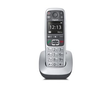 Gigaset E550 Telefono DECT Grigio, Argento