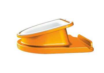 Leitz 62741044 carrello e supporto multimediale Metallico, Arancione Tablet