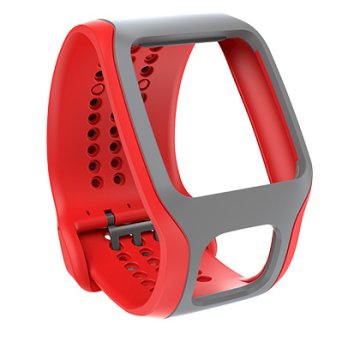 TomTom Cinturino regolabile - Cardio (Rosso/Grigio)