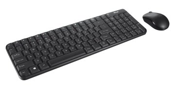 Trust Modo tastiera Mouse incluso Casa RF Wireless Italiano Nero
