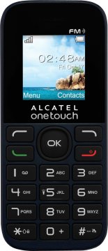 Alcatel 1013D 4,19 cm (1.65") 60 g Blu marino Telefono di livello base