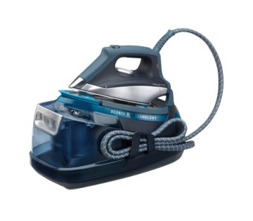 Rowenta DG 8960 ferro da stiro a caldaia 2400 W 1,5 L Acciaio inossidabile Blu, Argento