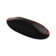 Techly Speaker Portatile Bluetooth Wireless Rugby MicroSD/TF Nero/Rosso (ICASBL01) 3