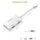 Techly Adattatore 3 in 1 Mini DisplayPort 1.2 (Thunderbolt) a HDMI/DVI/VGA (IADAP MDP-COMBOF12) 3