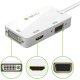 Techly Adattatore 3 in 1 Mini DisplayPort 1.2 (Thunderbolt) a HDMI/DVI/VGA (IADAP MDP-COMBOF12) 4