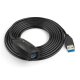 Techly Cavo Prolunga Attivo USB3.0 SuperSpeed 5m Nero (ICUR3050) 5