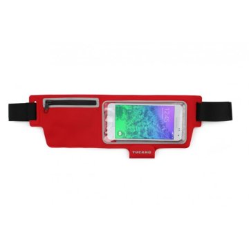 Tucano Waistband custodia per cellulare 12,7 cm (5") Custodia a cintura Rosso