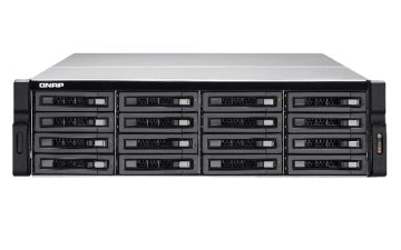 QNAP TS-EC1680U-RP server NAS e di archiviazione Armadio (3U) Famiglia Intel® Xeon® E3 v3 4 GB DDR3 0 TB QNAP Turbo System Grigio