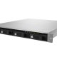 QNAP TS-451U NAS Rack (1U) Intel® Celeron® 1 GB DDR3 0 TB QNAP Turbo System Nero, Grigio 15