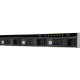 QNAP TS-451U NAS Rack (1U) Intel® Celeron® 1 GB DDR3 0 TB QNAP Turbo System Nero, Grigio 10