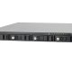 QNAP TS-431U server NAS e di archiviazione Rack (1U) Freescale Cortex-A9 1 GB DDR3 0 TB QNAP Turbo System Nero 9