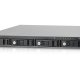 QNAP TS-431U server NAS e di archiviazione Rack (1U) Freescale Cortex-A9 1 GB DDR3 0 TB QNAP Turbo System Nero 10