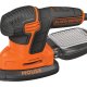 Black & Decker KA2000-QS levigatrice portatile Smerigliatrice Delta 14000 Giri/min Nero, Arancione 2
