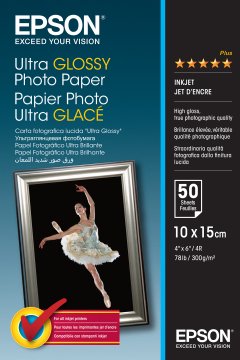 Epson Ultra Glossy Photo Paper - 10x15cm - 50 Fogli