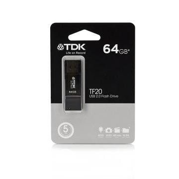 TDK 64GB TF20 unità flash USB USB tipo A 2.0 Nero
