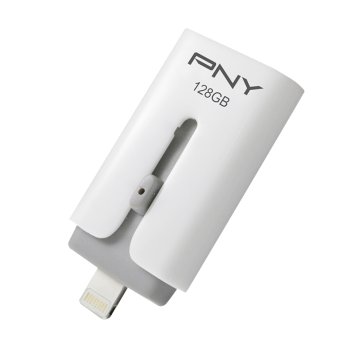 PNY Duo-Link 128GB unità flash USB USB Type-A / Lightning 2.0 Bianco