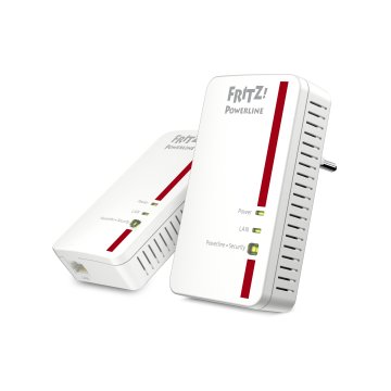 AVM FRITZ!Powerline 1000E Set International 1200 Mbit/s Collegamento ethernet LAN Bianco 2 pz