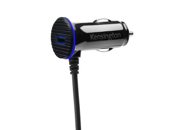 Kensington Caricabatterie da auto PowerBolt™ 3.4 Dual Fast Charge con cavo micro-USB