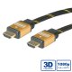 ROLINE 11.04.5508 cavo HDMI 15 m HDMI tipo A (Standard) Nero, Oro 3