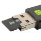 Techly Cavo USB OTG Micro B / A con Lettore Micro SD/SDHC 26cm Nero (ICOC U2OTG-SD) 4